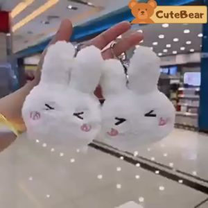 Móc khóa thú bông móc khóa thỏ đáng yêu ngộ nghĩnh dùng làm móc khóa treo balo túi xách CB25