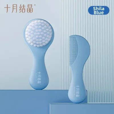 SHI YUE JIE JING | Soft Bristles Baby Comb Massage and Cradle Cap Remover
