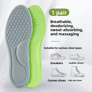 Comfortable Breathable Anti-Odor Sports Cushion Insoles