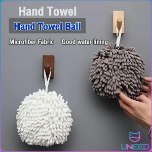 Need. Soft Absorbent Wipe Hand Towel Ball Kitchen Soft Plush Chenille Hanging Towel for Hands