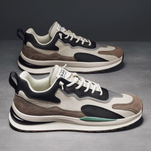 Mens Spring New Fashionable Casual Shoes Breathable Versatile Travel Waterproof Non-Slip Wear-Resistant Dad Trendy Sneakers