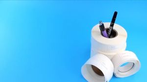 Cuộn 125 miếng giấy tem nhãn ghi chú- Giấy note dán hộp thực phẩm tủ lạnh - Giấy phân loại đồ ăn ngày hết hạn tiện lợi