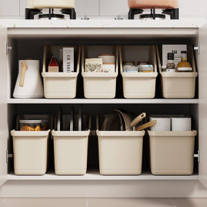 【SunnySpace】กล่องเก็บของ กล่องจัดระเบียบ กล่องเก็บของในครัว สำหรับเก็บหม้อ กระทะ และเครื่องครัว กล่องเก็บของอเนกปร