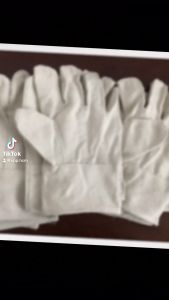 COMBO 10 Đôi Găng Tay Vải Bạt Trắng Găng Tay Thợ Hàn Găng Tay Cơ Khí Bao Tay Vải Dày Độ Bền Cao