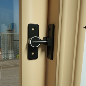 YOTOOL 90/180° Heavy Duty Anti-Theft Gate Latches Zinc Alloy Bathroom Garden Lock Sliding Door Lock