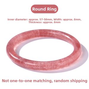 LINGFEI | Pink Ice Type Crystal Bangle Bracelet