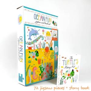 Ocean Fun Jigsaw and Book Set Puzzle