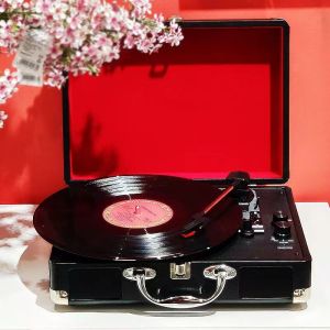 Fornuts Classic Vinyl Record Player Gramophone with Speaker Turntable Music Player LP Phonograph