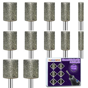 Diamond Grinding Bit Compatible with Dremel Rotary Toolswith 116Grit Diamond Coated Bits 1/8" (3mm) Shank  Accessories