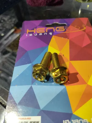 HENG 8x25 CALIPER BOLTS Sold Per Piece Automotive Motorcycle Moto Parts Body Frame Handle Bars Levers