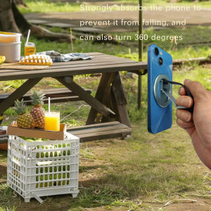 2025 aluminum alloy magnetic mobile phone ring holder 360 degree rotating mobile phone accessories multifunctional ring holder