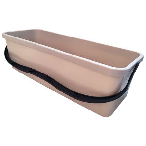 Large 50cm Hand-Free Plastic Flat Mop with Bucket Car Wash Bucket Rectangular Household Cleaning Tool Durable Water Bucket