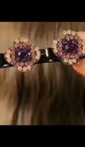 Jepit Rambut Wanita 2 PCS Fashion Korea Unik Dengan Manik Cantik Mutiara Jepitan Kepang Jepet Cepitan Cantik -2PCS