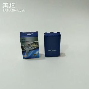 Pisau Cukur Pria Manual Manual Mens Razor Klasik Lurus Double Tepi Bilah Pisau Jenggot Alat Cukur dengan Case