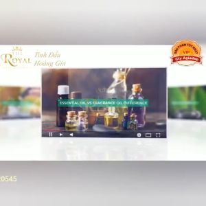 Tinh dầu hương bưởi treo xe Hoàng Gia triết xuất từ thiên nhiên - Chai kẹp dung tích 8ml