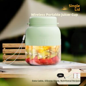 Portable Large Capacity Electric Juicer Cup TonTon Barrel Popular Home Network Products Rechargeable Wireless Juicer Cup