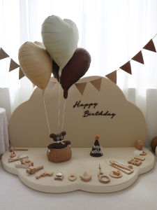 ของใช้ในการจับสัปดาห์ทำจากไม้ของเล่นจำลองสำหรับครอบครัวที่บ้านไม้แท้ของขวัญวันเกิดสำหรับเด็กอายุหนึ่งขวบอุปกรณ์ประกอบฉากถ่ายภาพ