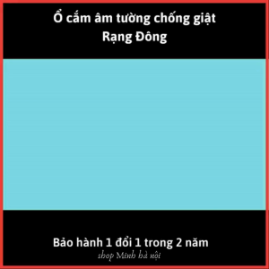 Rạng Đông Ổ Cắm Âm Tường Chống Giật OCA01 1C/16A - An Toàn Tự Động Ngắt Điện Khi Phát Hiện Rò Điện