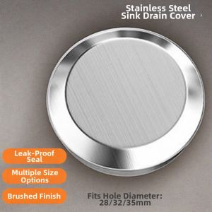 TEKANAI | Stainless Steel Sealed Sink Hole Cover Decorative Cap