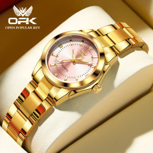 OPK Watch for Women Elegant Small Dial Korean Style Diamond Luminous Stainless Steel Relo