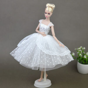 Dress-up Doll Xinyi Super Model FR2 Licca 6 Points Doll Clothes Clothing Gown Wedding Dress Small Cloth Blythe Pettiskirt