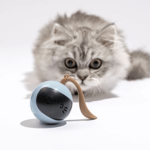 Teekland ลูกแมวไฟฟ้าอัจฉริยะเพื่อคลายความเบื่อและกัดไฟ LED ของเล่นสัตว์เลี้ยงกลิ้งอัตโนมัติพร้อมกระดิ่งในร่มลูกบอลออกกำลังกายแมวอัตโนมัติของเล่นสำหรับสัตว์เลี้ยงชาร์จ USB ลูกบอลของเล่นแมวไฟฟ้าที่น่าสนใจ