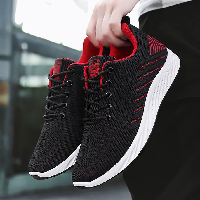 ️รองเท้าบุรุษ👟 2022 รองเท้าผู้ชายใหม่ รองเท้าวิ่งน้ำหนักเบาสบาย ๆ ระบาย ...