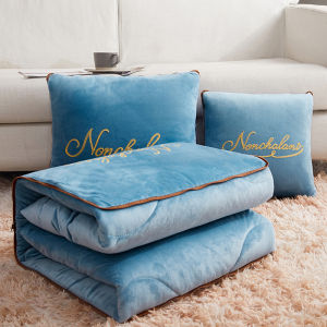 Customized Thickened Crystal Velvet Blanket Pillow