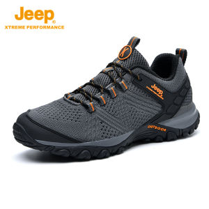 Jeep | Jeep Outdoor Breathable Hiking Shoes Mens Anti-slip Summer Climbing Shoes Womens Wear-resistant Official Sports Shoes