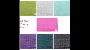 A3 size cutting mat cutting pad board patchwork art and crafts 1 piece engraving backing board both side different design for cutting paper clay crafts