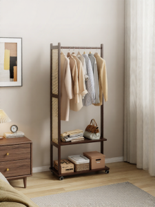 ZHUSHANXIA | Vintage Woven Clothes Rack