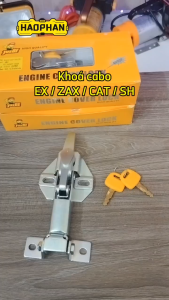 Khóa cabo EX ZAX CAT SH hàng JueGe cho máy xúc chất liệu hợp kim thép - Phụ tùng Hảo Phan