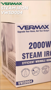 Vermax 2 in 1 Steam/Dry Iron 2000W 3-Temp & Non-stick Ceramic Soleplate 30s Fast Heating Filling Cup