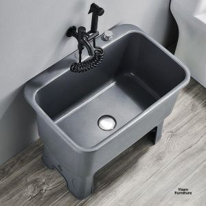 Household Mobile High Feet Cleaning Sink