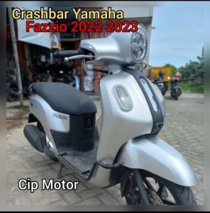 Crashbar Yamaha Fazzio 2022 2023 Tubular dudukan lampu tembak FAZZIO