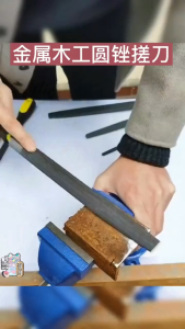 6" High Carbon Metal File/Fine Tooth Double Cut/Saw Sharpening/Diamond/Triangular/Flat/Half Round/Round/Woodworking Ras