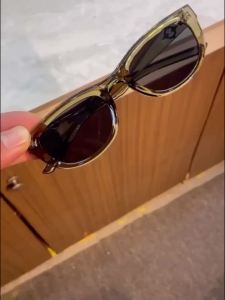 Hiking Vintage Black Anti Light Glasses Women Small Cat Eye Fashion New Leopard Design Glasses Female UV400
