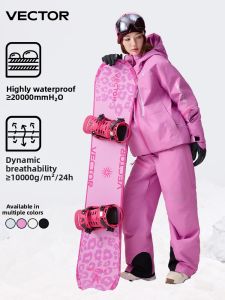 VECTOR | Waterproof Thicken Insulated 3L Full Seamed P-Cloth Ski Suit