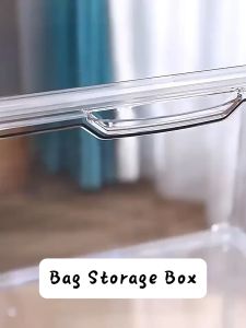 CozE Acrylic Helmet Stackable With Magnetic Door Dustproof Helmet Display Box Transparent Storage Box