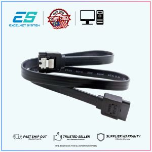 SATA Serial ATA Data Cable with clip for SATA Hard Disk DVD DVD-RW 45CM