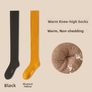 Miiow | High-Tube Long Tube Socks Womens Winter Warm Thick Cotton Socks Over-Knee High-Tube Maternity Socks Pressure Knee Protector