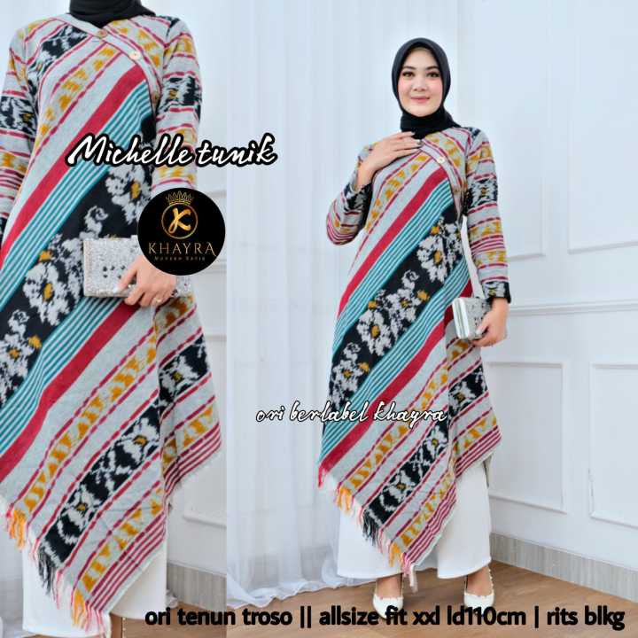Michelle tunik// tunik tenun // ori by khayra