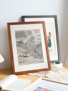 Simple Modern Solid Wood Picture Frame Wall Art Poster Frame Hanging Frame Original Wood A3 A4 Puzzle Frame 12 Inches 8K