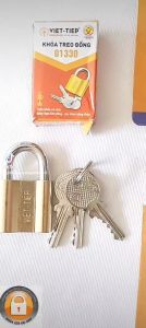 [Hỏa tốc HCM] Khoá Treo Đồng Việt Tiệp dùng chìa 3P 4P 5P 6P 7P chính HÃNG 100% - Mẫu New