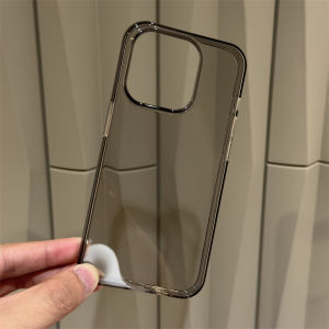 เคสโทรศัพท์ซิลิโคนบางเฉียบสำหรับ Apple 16Promax 15Pro 13 14Pro 12 แบบครอบเต็ม ป้องกันการตกหล่น สำหรับผู้ชายและผู้หญิง