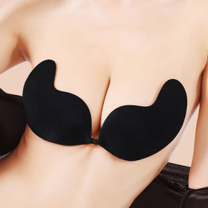 Wireless Silicone Bra Inserts Invisible Hidden Design for Wedding Dresses Anti-Sagging Large Breast Size Female Underwear