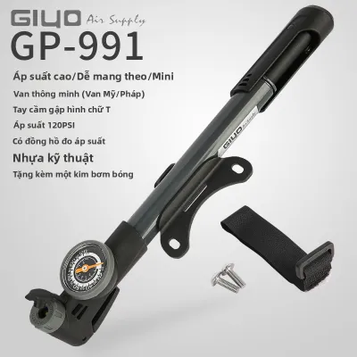 Giyo | Bơm Khí Mini Thông Minh Có Van