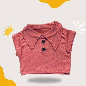 Zeya Crop 6bln-3tahun/atasan kerah crop anak perempuan