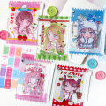 Original PuppyBread Zipper Bag Candy Holder Small Card Case Valley Beauty Bubbles Bag Cartoon Anime Themed Snack Pouch. 