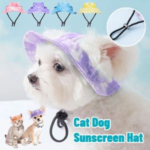 Outdoor Hiking Pet Supplies: Adjustable Sunscreen Hat & Cute Fisherman Hat